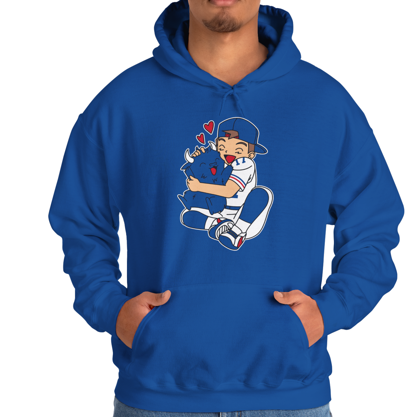 Royal (50% cotton, 50% polyester)