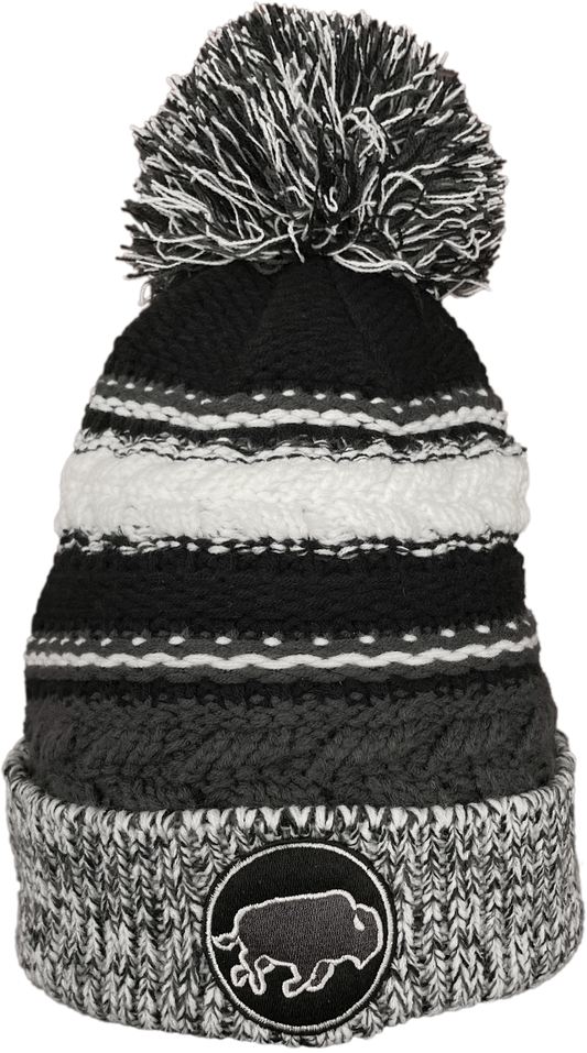 MAFIA Gear "Grayscale" Pom Beanie