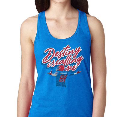 Racerback Tank, True Royal (50% polyester, 25% cotton, 25% rayon)