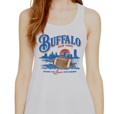 Racerback Tank Top, White Frost (50% polyester, 25% cotton, 25% rayon)