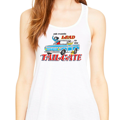 Racerback Tank Top, White Frost (50% polyester, 25% cotton, 25% rayon)