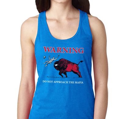 Racerback Tank Top, Royal Frost (50% polyester, 25% cotton, 25% rayon)