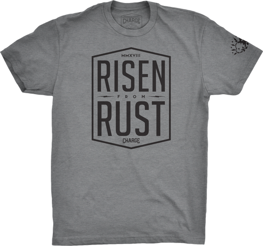 CHARGE: "Risen From Rust" Unisex T-Shirt