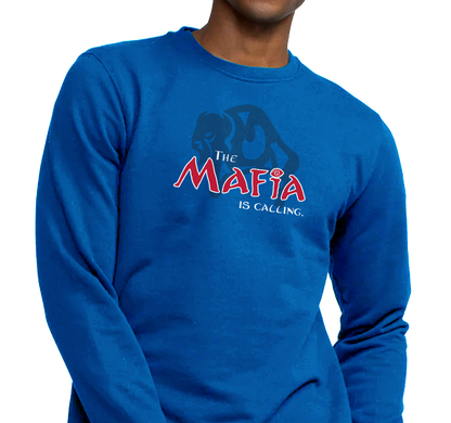 Crewneck Sweatshirt, Royal (50% cotton, 50% polyester)