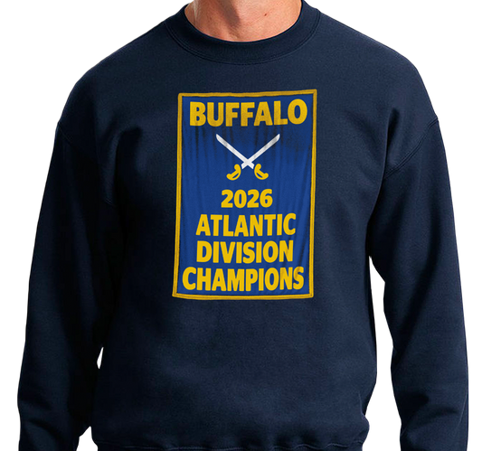 Crewneck Sweatshirt, Navy (50% cotton, 50% polyester)