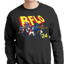 Crewneck Sweatshirt, Black (50% cotton, 50% polyester)