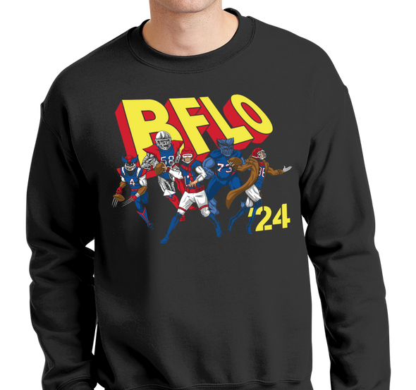 Crewneck Sweatshirt, Black (50% cotton, 50% polyester)