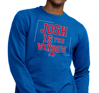 Crewneck Sweatshirt, Royal (50% cotton, 50% polyester)