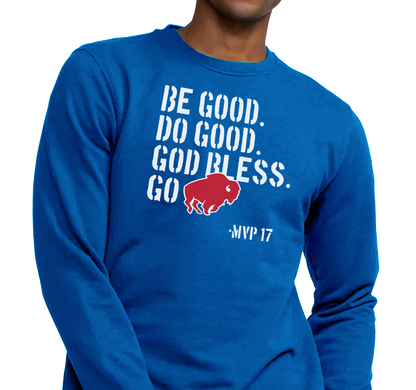 Crewneck Sweatshirt, Royal (50% cotton, 50% polyester)