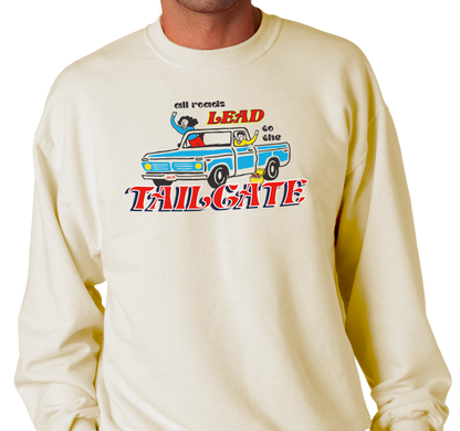 Crewneck Sweatshirt, Sandstone (50% cotton, 50% polyester)