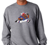 Crewneck Sweatshirt, Dark Heather Gray (50% cotton, 50% polyester)