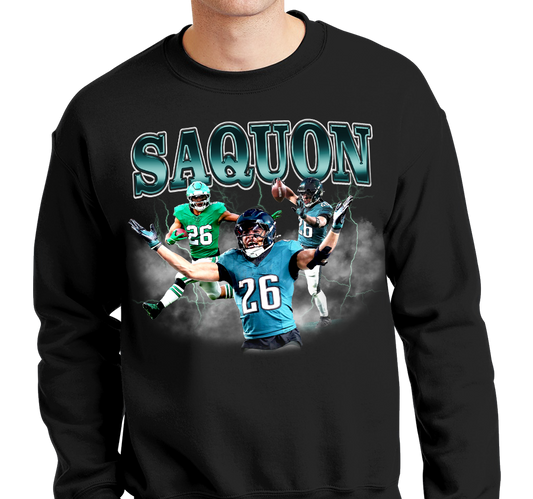 "Saquon Collage" Crewneck Sweatshirt