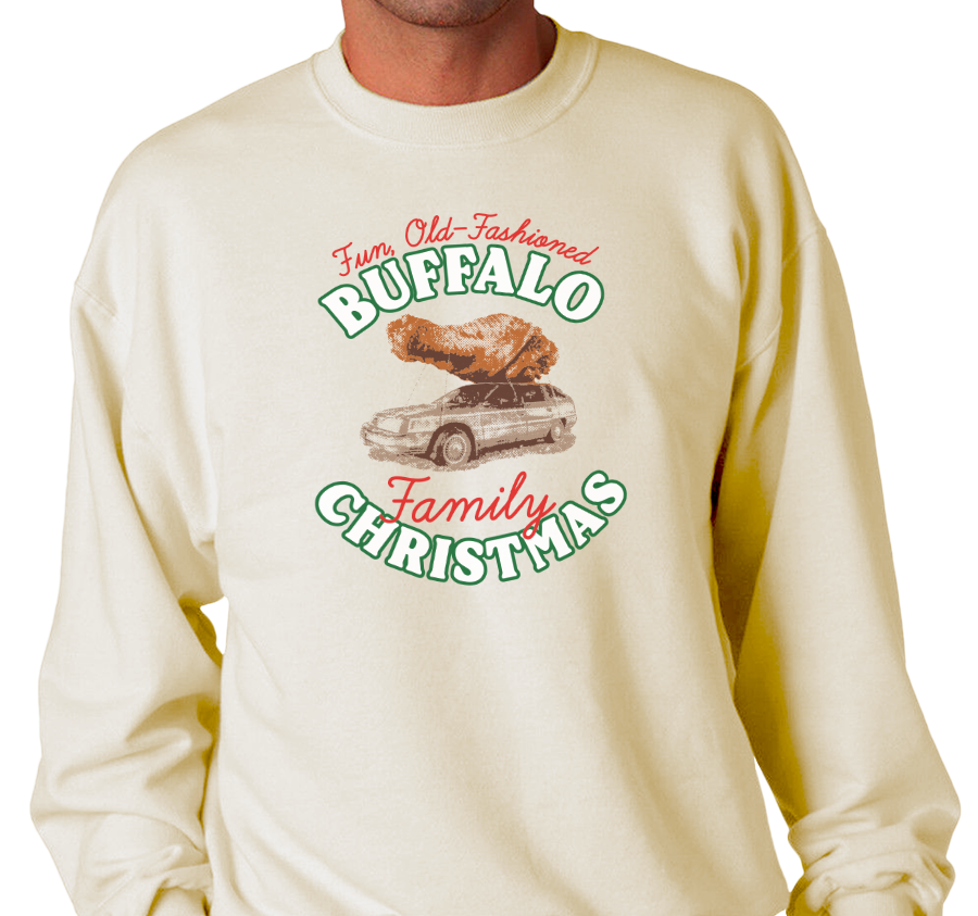 "Buffalo Family Christmas" Crewneck Sweatshirt