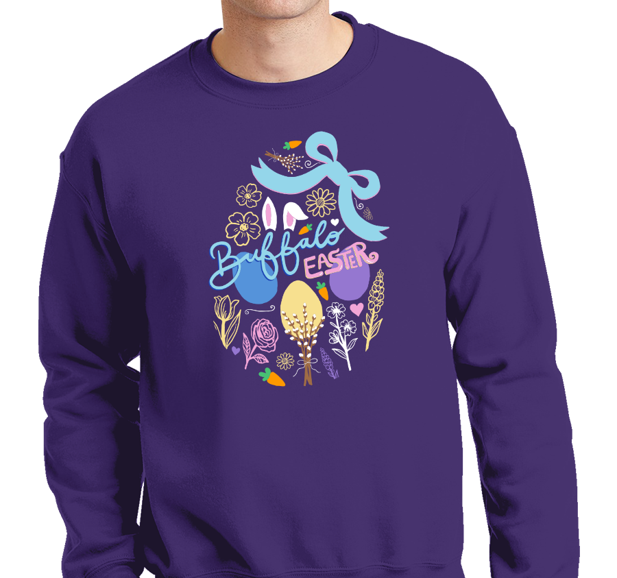 Purple (50% cotton, 50% polyester)