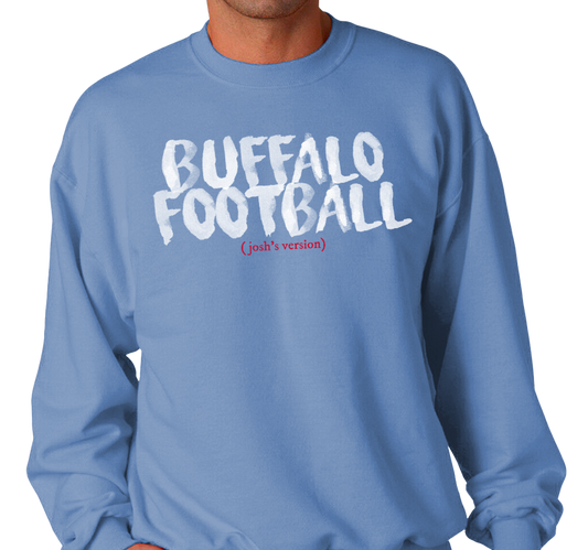 Crewneck Sweatshirt, Carolina Blue (50% cotton, 50% polyester)