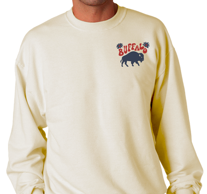 Crewneck Sweatshirt, Sandstone (50% cotton, 50% polyester)