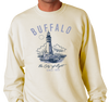 Crewneck Sweatshirt, Sandstone (50% cotton, 50% polyester)