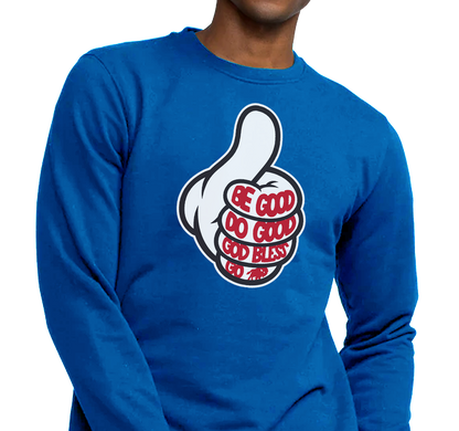 Crewneck Sweatshirt, Royal (50% cotton, 50% polyester)