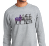 Crewneck Sweatshirt, Heather Gray (50% cotton, 50% polyester)Sweatshirt Hoodie, Heather Gray (50% cotton, 50% polyester)