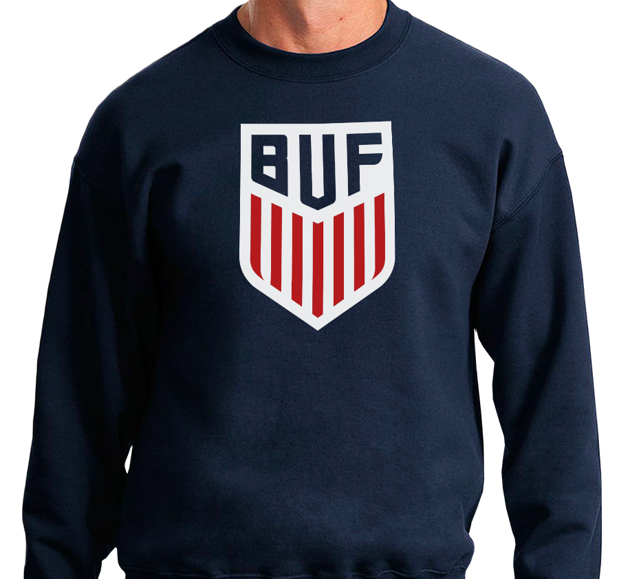 Crewneck Sweatshirt, Navy (50% cotton, 50% polyester)