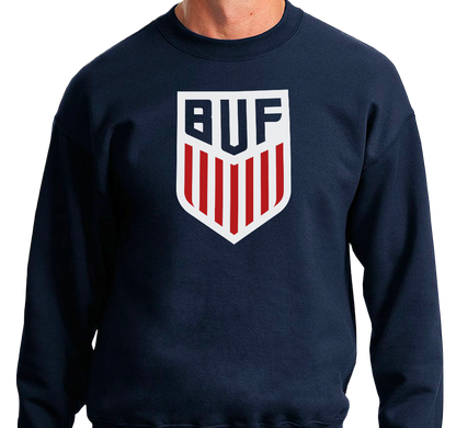 Crewneck Sweatshirt, Navy (50% cotton, 50% polyester)