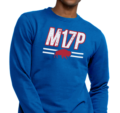 Crewneck Sweatshirt, Royal (50% cotton, 50% polyester)