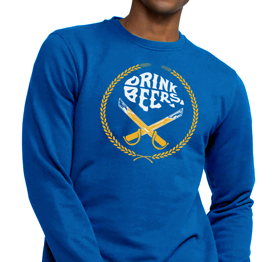 Crewneck Sweatshirt, Black (50% cotton, 50% polyester)