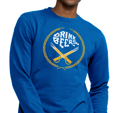 Crewneck Sweatshirt, Black (50% cotton, 50% polyester)