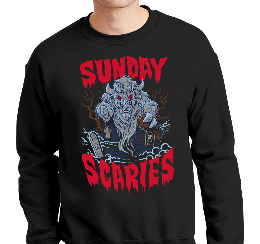 Crewneck Sweatshirt, Black (50% cotton, 50% polyester)