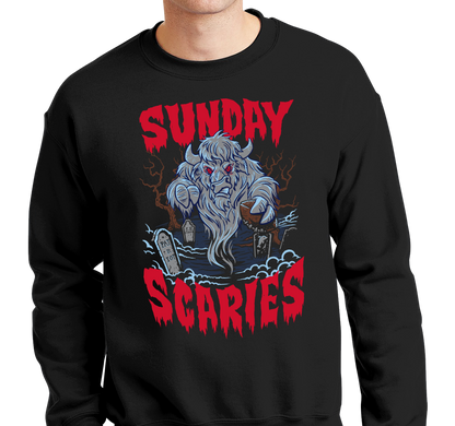 Crewneck Sweatshirt, Black (50% cotton, 50% polyester)
