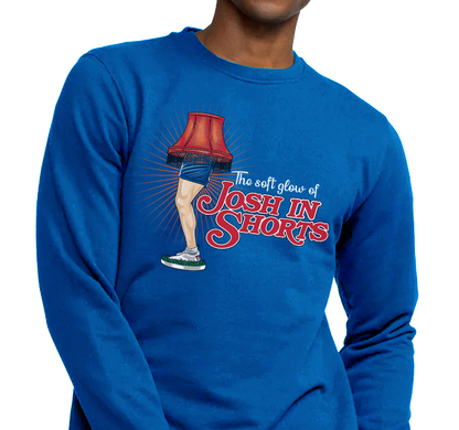 Crewneck Sweatshirt, Royal (50% cotton, 50% polyester)