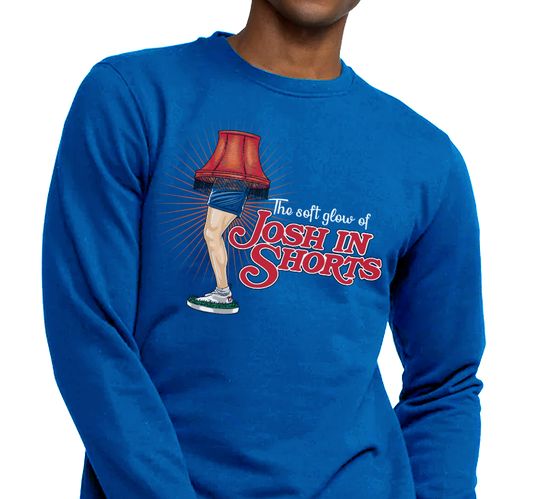 Crewneck Sweatshirt, Royal (50% cotton, 50% polyester)