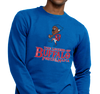Crewneck Sweatshirt, Royal Blue (50% cotton, 50% polyester)