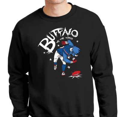 Crewneck Sweatshirt, Black (50% cotton, 50% polyester)