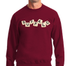 Crewneck Sweatshirt, Maroon (50% cotton, 50% polyester)