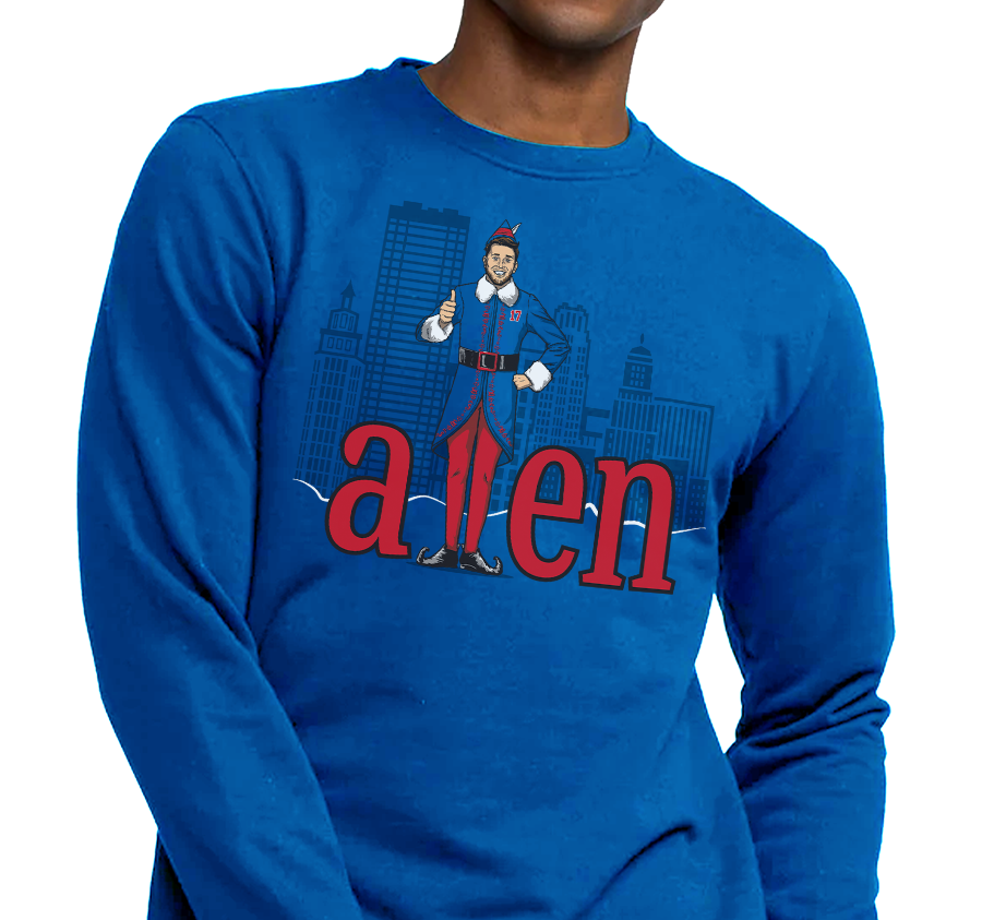 Crewneck Sweatshirt, Royal (50% cotton, 50% polyester)