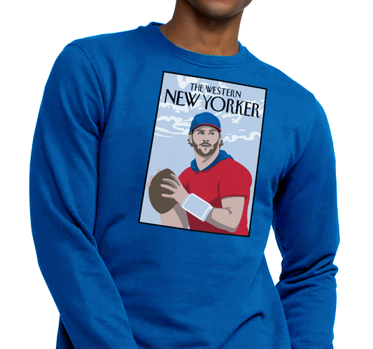 Crewneck Sweatshirt, Royal (50% cotton, 50% polyester)