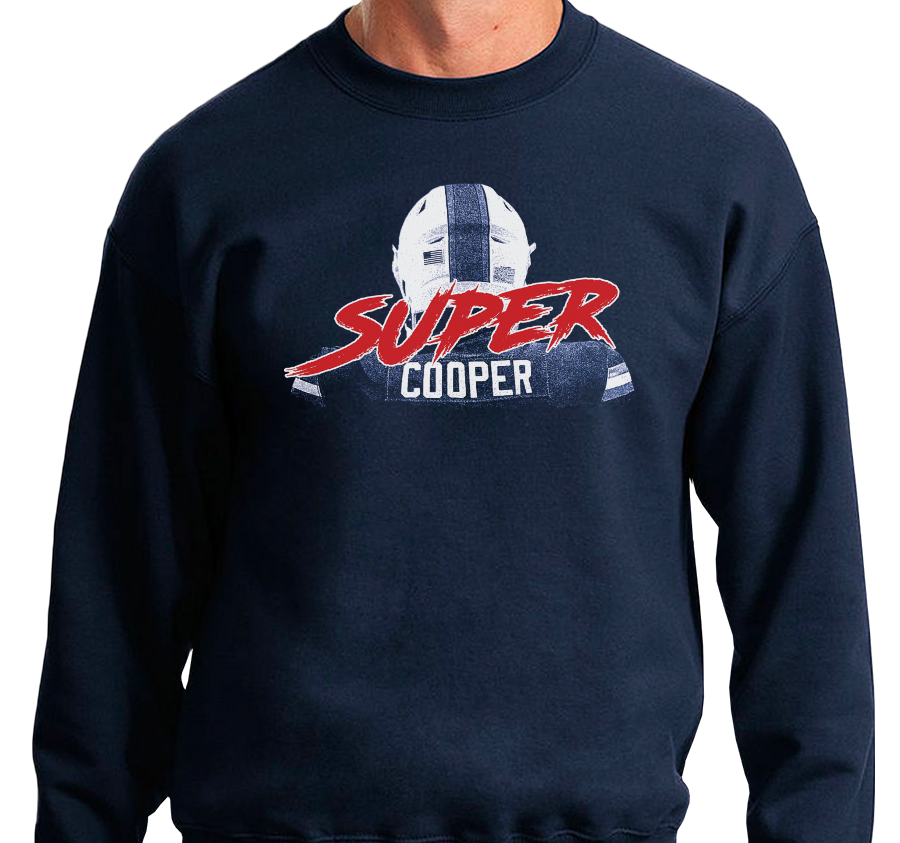 Crewneck Sweatshirt, Navy (50% cotton, 50% polyester)