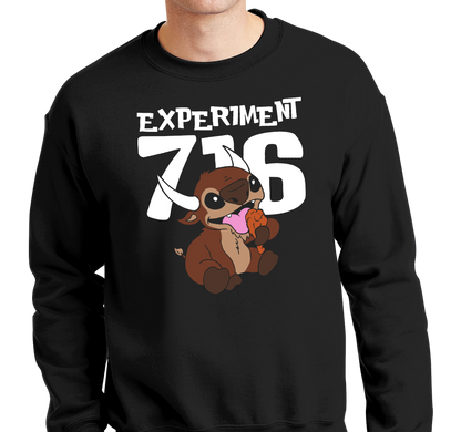 Crewneck Sweatshirt, Black (50% cotton, 50% polyester)