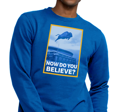 Crewneck Sweatshirt, Royal (50% cotton, 50% polyester)