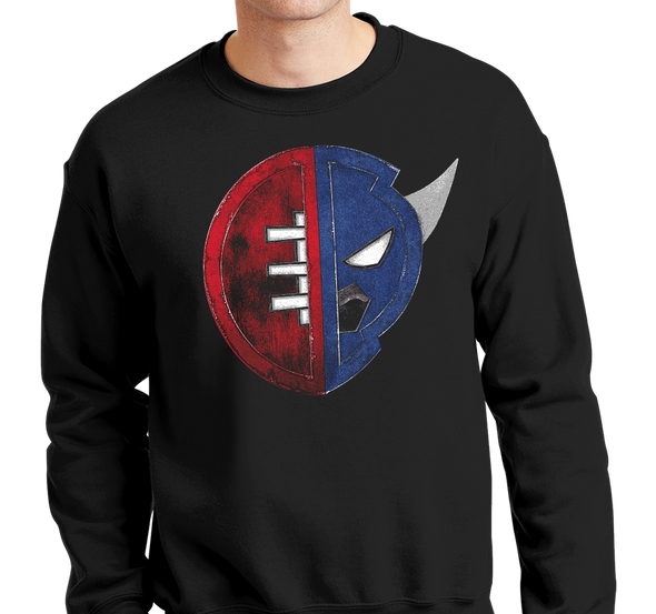 Crewneck Sweatshirt, Black (50% cotton, 50% polyester)