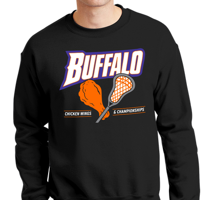 Crewneck Sweatshirt, Black (50% cotton, 50% polyester)