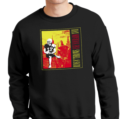 Crewneck Sweatshirt, Black (50% cotton, 50% polyester)