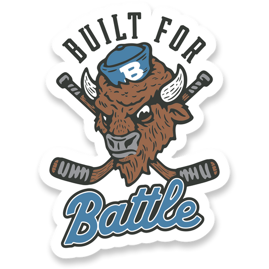 Volume 19, Shirt 16: "Built for Battle" Sticker