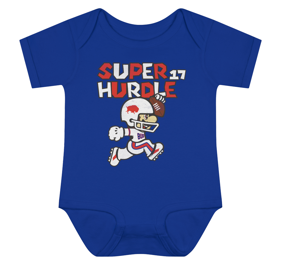 Kids Collection: "Super Hurdle" Baby Onesie