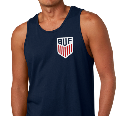 Unisex Tank Top, Navy (100% cotton)
