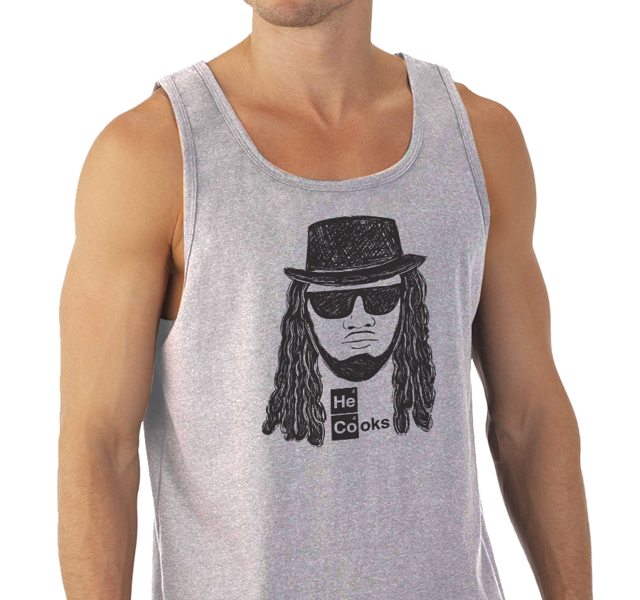 Tank Top, Heather Gray (90% cotton, 10% polyester)