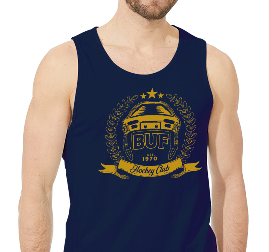Unisex Tank Top, Navy (100% cotton)
