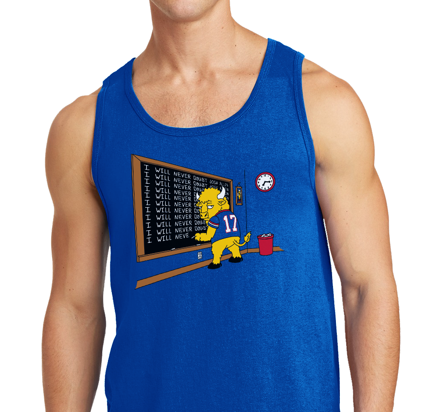 Unisex Tank Top, Royal (100% cotton)
