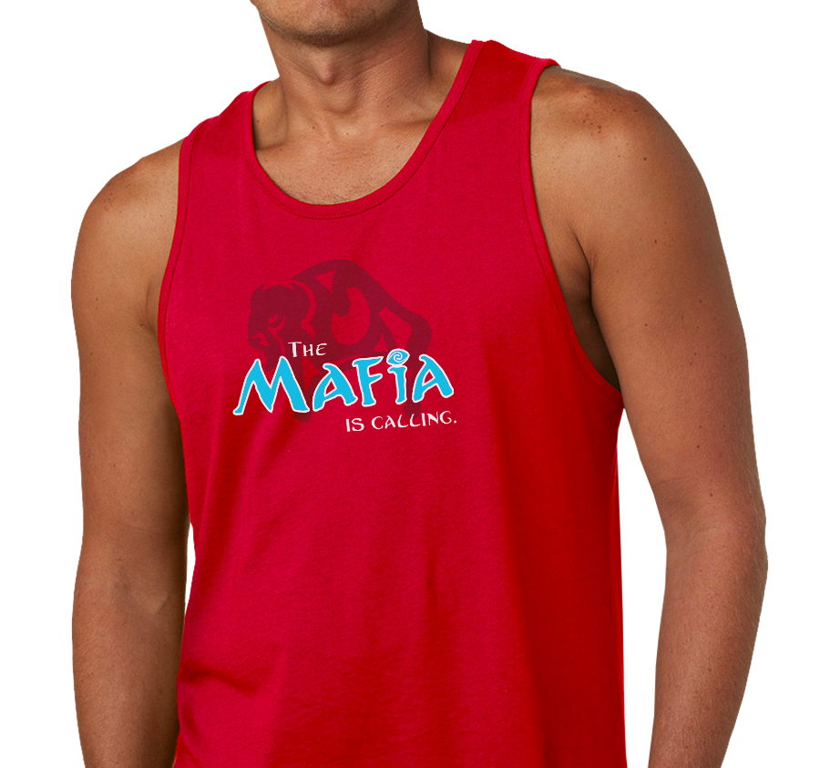 Unisex Tank Top, Red (100% cotton)